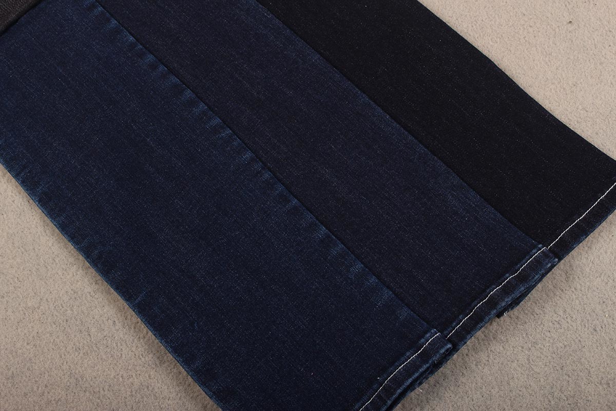 339 Gsm 10 Oz Soft Touch Indigo Cotton Slub Elastic Denim Fabric Blue Jeans Material