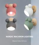 Modern Bedroom Stairs Led Light Mickey Mouse E27 Bulb Wall Lamp (WH-OR-13）