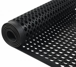 China Anti Fatigue Rubber Mats For Horse Exercisers Rubber Floor Mats With Holes on sale