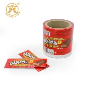 China Custom Printed Aluminum Foil Laminated Energy Bar/Chocolate Packaging Roll Films BOPP Adhesive Film wholesale