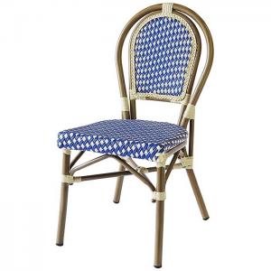 China Lightweight Framed Bamboo Rattan Bistro Dining Chairs wholesale