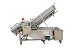 Restaurant Fruit Bubble 500kg/h Vegetable Ozone Cleaning Machine