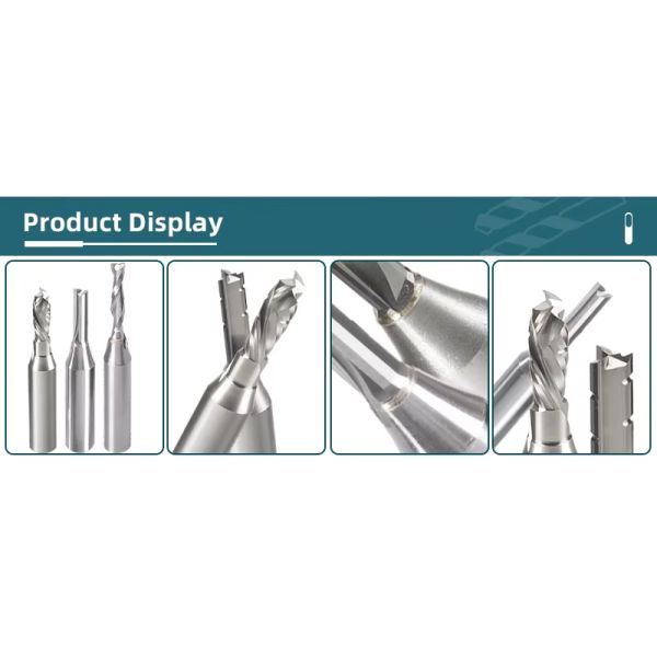 TCT 2/3 Flute Straight Bit Tungsten Carbide Milling Cutter Without Teeth Solid Carbide