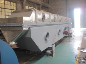 China Salt Granulator Vibrating Fluid Bed Dryer Machine Mirror Polish High Thermal Efficiency wholesale