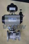 Kitz Pneumatic Drive Flanged Ball Valve 2 Way Pneumatic On/Off Ball Valves