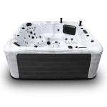 Extra Large Acrylic 6 People Spa Hot Tub Whirlpools Bathtub With 93 Jets