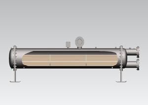 China R22 Refrigerant Red Copper Tube Flooded Heat Exchanger wholesale