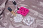 3 Colors Acrylic Tattoo Ink Holder For Eyebrow Pigment / Eyelash Extension Glue
