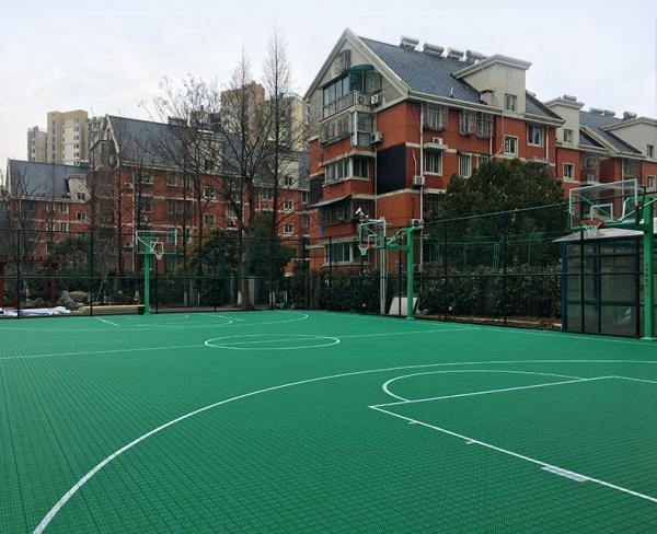 Intelligent Pp Interlocking Sports Tiles Portable Basketball Sport Court