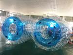 Waterproof Custom Inflatable Pool Toys Blue Water Roller For Kids / Adults
