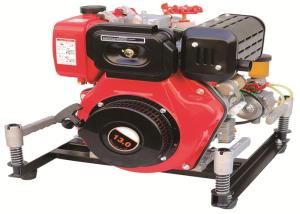 China Middle Flow Special Vehicles Portable Diesel Fire Pump 7m Maximum Suction Depth wholesale