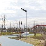 Wall Mounting Compact Solar Powered Street Lights IP65 Waterproof PIR Motion