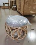 Luxury Cane Modern Tea Table Wooden Wicker Rattan Bar Chairs Outdoor Garden Sofa