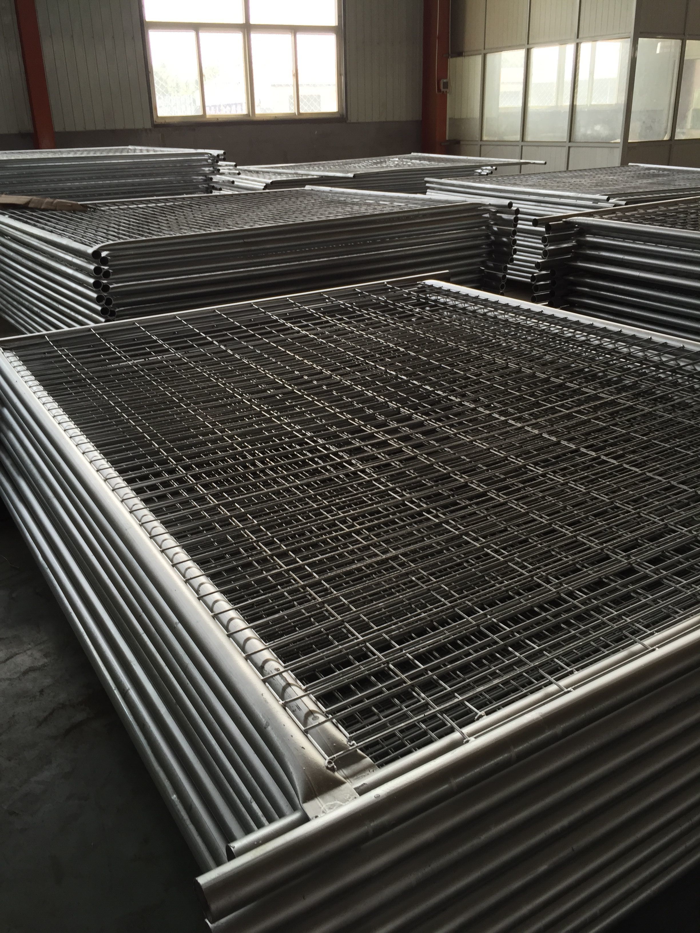 Australian Standards Hand Welded Joints Temporary Steel Fencing 1800mm Width