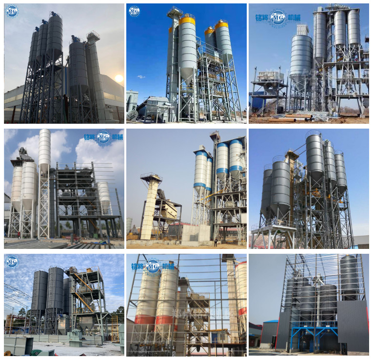 MG Dry Mortar Mix Machine With Ribbon Mixer Simple 35KW Plant 415V