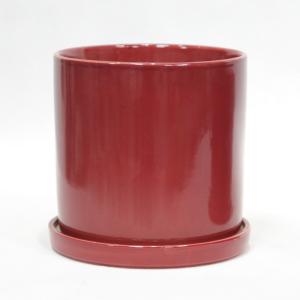 China Customized Glossy Terracotta Ceramic Planters For Optimal Water Drainage wholesale
