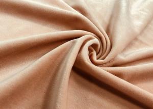 China Polyester Plush Toy Fabric For Plushies Accessories Orange Pink 220GSM wholesale
