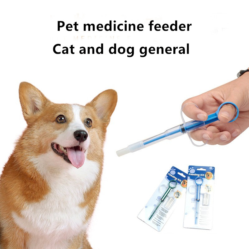 Needle Tube Push Cylinder Type Pet Medicine Feeder Cat Dog Water Injection Feeding Stick