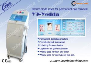 China 808 Diode Laser Hair Removal Machine For Cheek Hair / Lip Removal wholesale