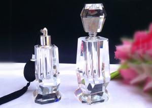 China Custom Logo Home Decorations Crafts , Durable Women Perfume Glass Bottle Crafts wholesale