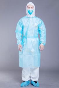 China 55g AAMI LEVEL 2 Hospital Medical Disposable Isolation Gown wholesale