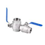 304 Stainless Steel Screwed End Ball Valve 3A DIN NPT BSPT BSPP 4 Inch Trusted