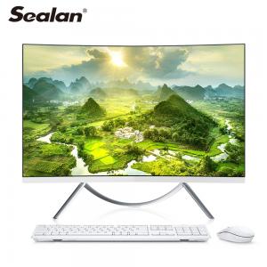 China 480g SSD 2.4GHz Curved Desktop Computer Flat Screen on sale