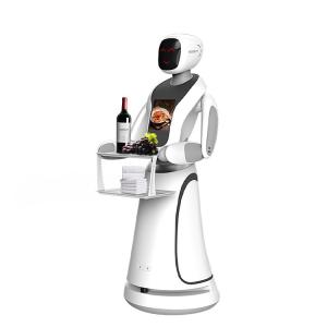 China DC 24V 50W Restaurant Service Robot Hotpot Automated Delivery Robots wholesale