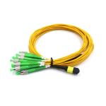 12F Low Insertion Loss MPO MTP Cable Female - ST APC Fiber Connector Breakout
