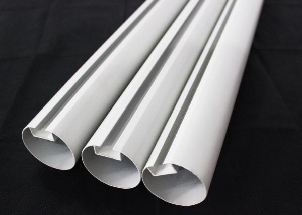 Quality Aluminum Round Tube Kitchen Ceiling Tiles Suspended Metal Aluminium Profile Panel , 75mm Dia for sale