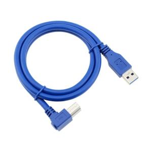 China High Speed 5Gbps 90 Degree Right Angle USB 3.0 A Male to USB B Type Printer Cable for Epson HP wholesale