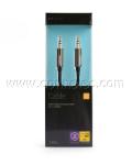Brand new and original Pisen double 3.5mm stereo audio cable, Pisen 3.5mm stereo