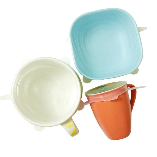 Hot selling food grade silicone bowl covers reusable silicone pan covers