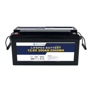 China Bely Energy Deep Cycle Rechargeable 12V 200AH Lithium Battery For Home Appliance EV Boats wholesale