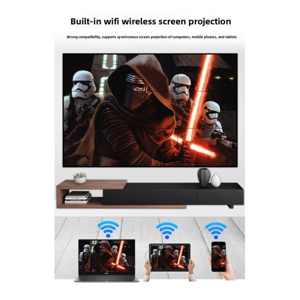 55 Inch Indoor Floor Standing hd Lcd Display 3x3 3x4 4x4 Multi Screen Splicing Lcd Video Wall