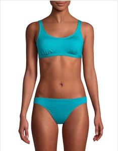 China DESIGN LAB LORD &amp; TAYLOR Cropped Cut-Out Bikini Top wholesale