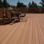 Traditional Design WPC Flooring Composite Decking Board for Outdoor 18-25mm