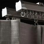 Extendable Curtain Tracks for Windows of Different Widths Custom Flatted Track