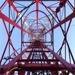 20m 40m 45m 50m Four Leg Steel Mast Gsm Cellular Telecommunication Bts Antenna