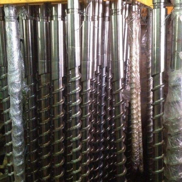 Pipe Extruder Conical Twin Screw Barrel