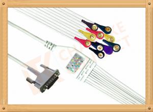 China Philips Ecg Monitor Cable One Piece Ecg Cable 10 Lead Snap IEC wholesale
