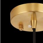 Home Deco Copper Transparent E14 G4 Crystal Pendant Light D300xH340