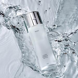 China Modern Elegant 30ml 50ml Cosmetic Packaging Bottle White Frosted And Silver Cap wholesale