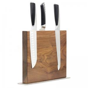 China Wooden Magnetic Knives Holder for Wood Kitchen Knife Block Set Optional Wood Acacia wholesale