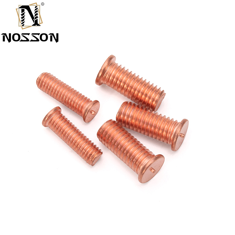 Industry ZINC Finish M3 M4 M5 M8 M12 Aluminum 6061 7075 Anodized Weld Bolt ISO 13918 for Agricultural Machinery