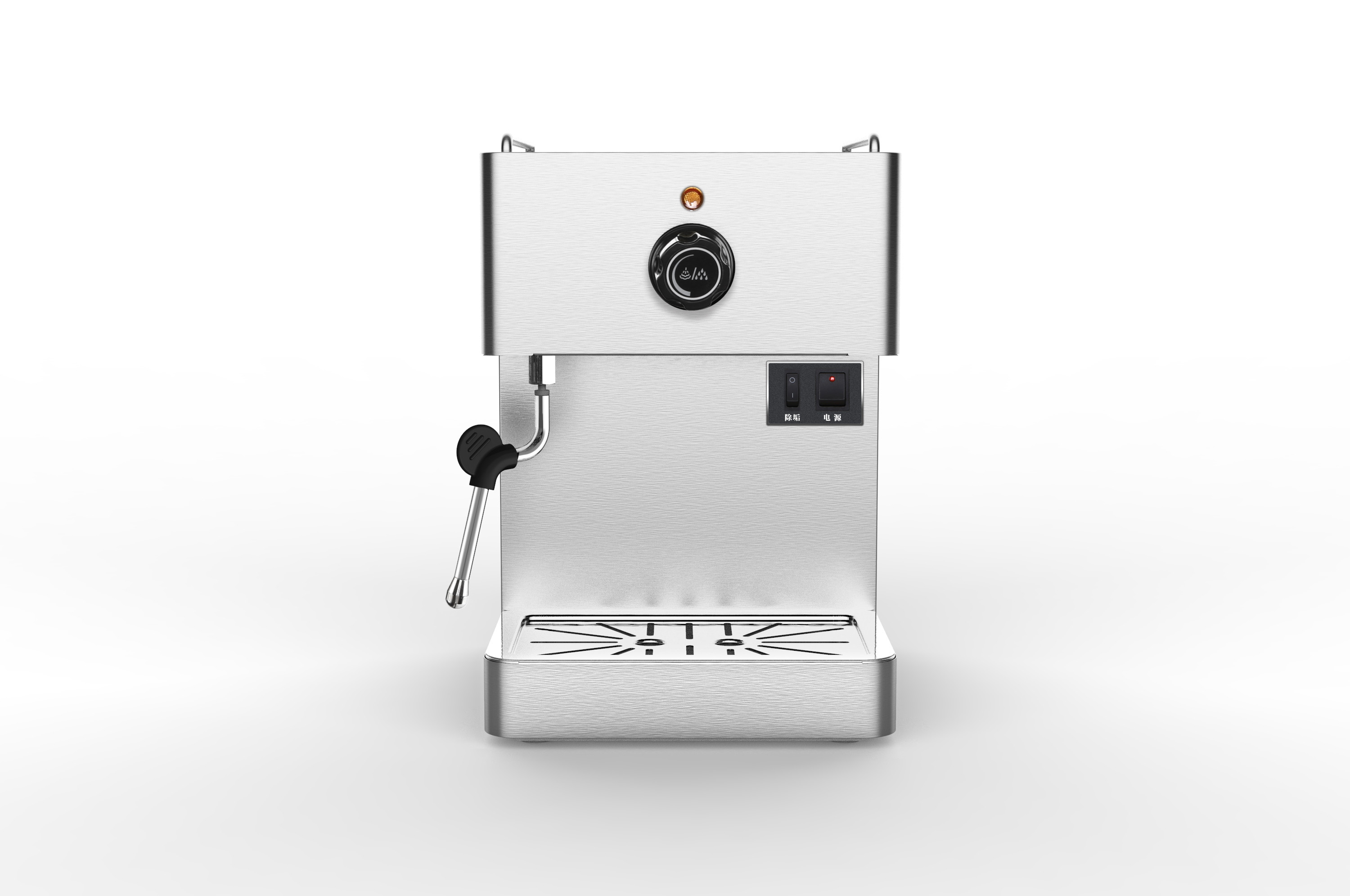 1.7L Steam Wand Milk Frother , Water Boiler Milk Foaming Machine 15 Bar For Cafe