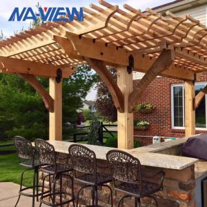 China Backyard Arbor Pergola Patio Canopy 10x10 Pergola Shade Cover wholesale