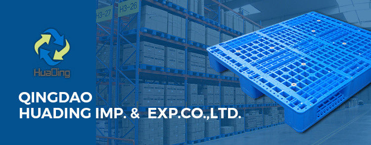 HDPE material three runners rack and transport plastic pallet