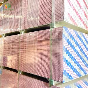 China Wholesale 12Mm Gybsum Board Dry Wall 9.5Mm/10.5Mm/12Mm Non-Combustible Fire Resistant Gypsum Board wholesale
