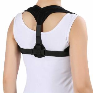 China Black Adjustable Back Support Posture Corrector Magnetic Back wholesale